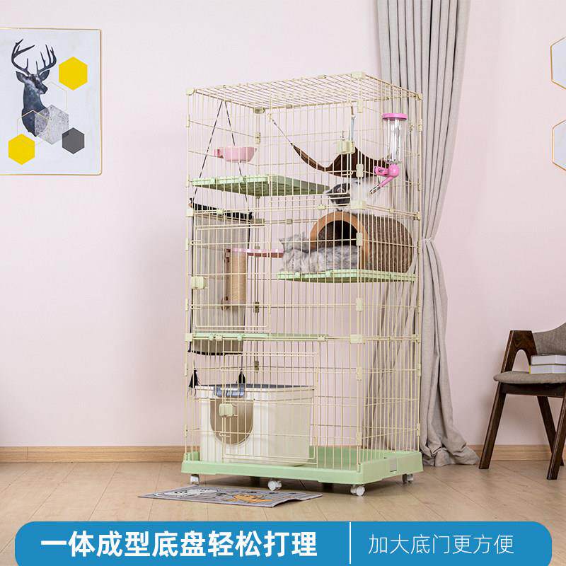 创逸猫笼别墅家用室内多层猫舍双三四超大隔层豪华猫窝猫笼子