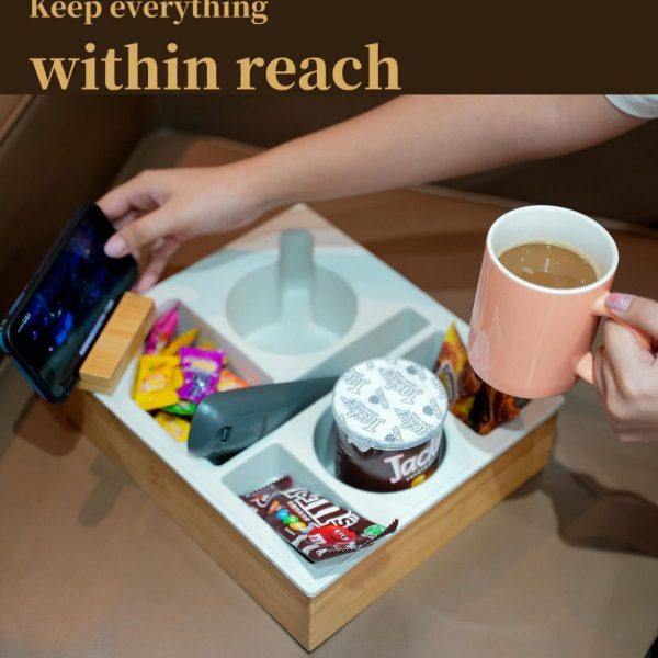 现货桌面收纳托盘木质红酒咖啡放置盒 硅胶塑料沙发杯架竹木托盘,包装,木托盘,淘宝优惠券,粉丝福利购,淘宝优惠卷