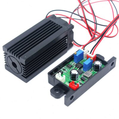 粗m35激光器12V TTLa模组0m1rsWW束 n激光W信m 桔色 o定焦功率大