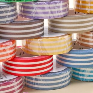 百搭边框t可f 基础手撕 整贴纸 横纹 和纸胶带 i书手账m10卷写