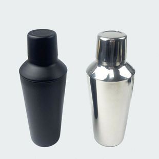 不锈钢三段式 调酒壶 摇酒器500 750ml雪克杯酒吧工具美式