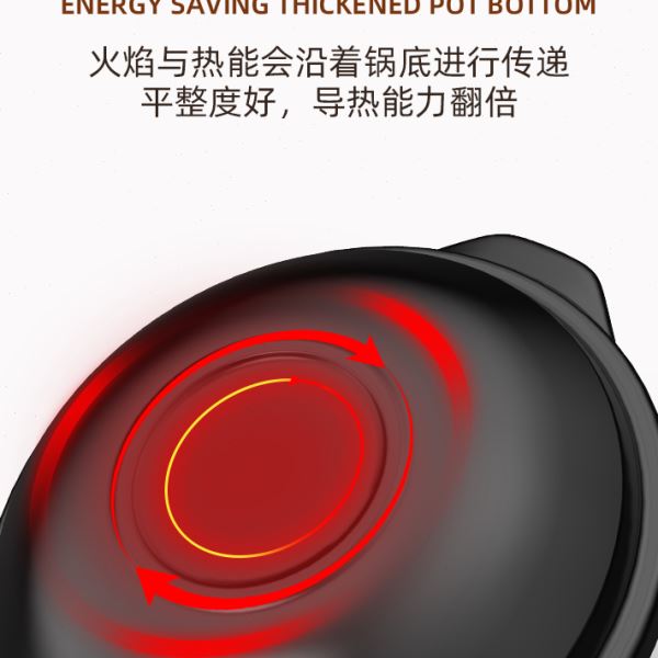 康舒砂锅家用干烧不裂炖锅年年有鱼陶瓷浅锅套装大容量耐温申恒