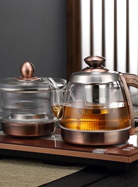 2025新款雅师水堂煮茶t壶全动上水玻璃电热烧壶智能电壶泡自茶水