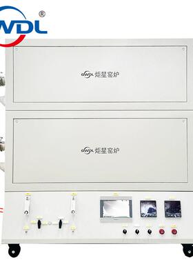 供应高温真空双管管式炉GWL-GA-2真空气氛管式电阻炉双管管式电炉