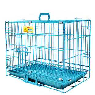 狗笼猫笼加粗款 乐佳折叠加粗天窗铁丝小中大型犬狗笼厕所运输笼