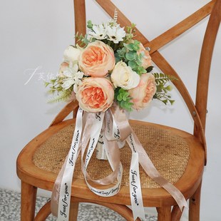 领证仿真手捧花多款新娘结婚婚礼花球婚纱照假花伴娘拍照道具花束