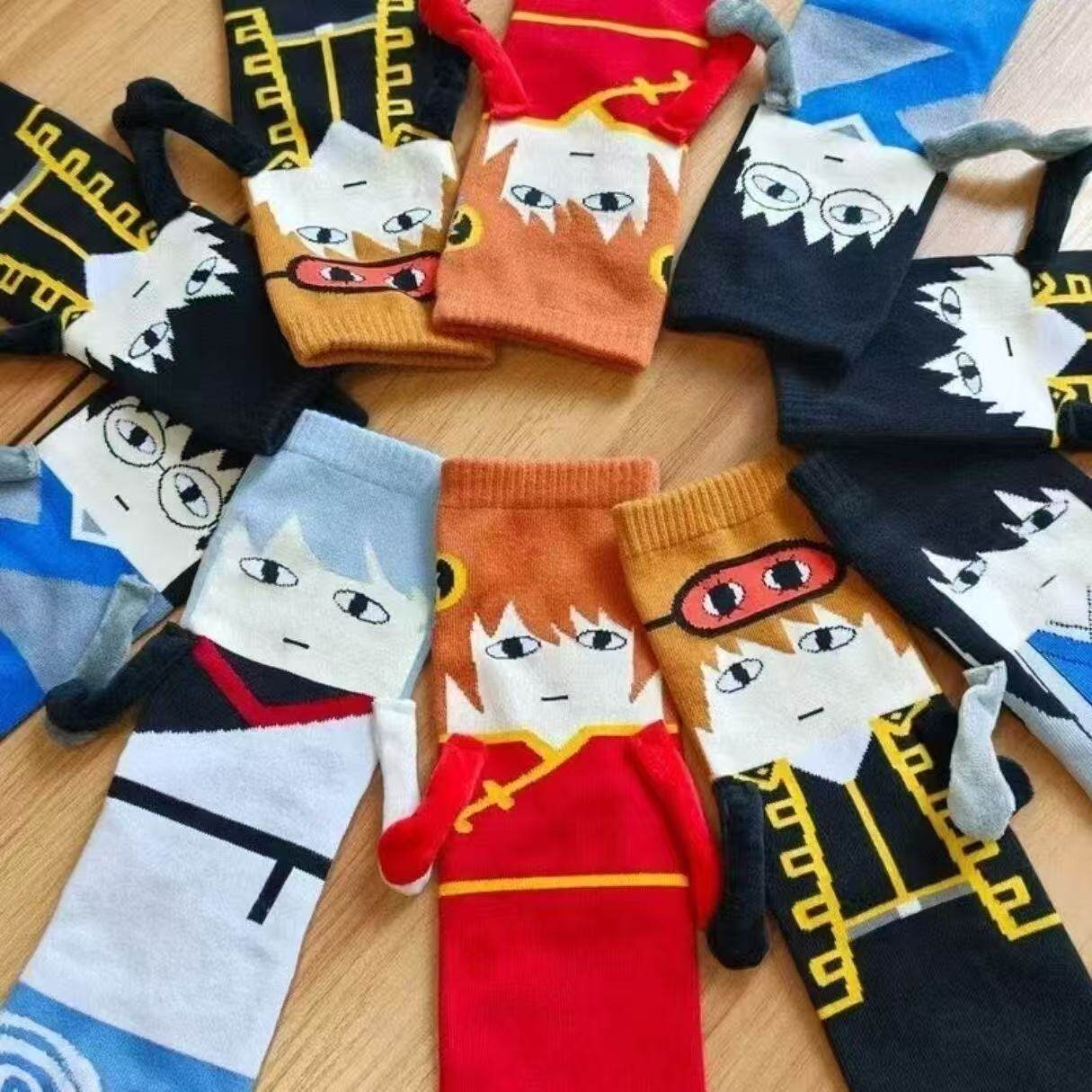 银魂同人磁吸牵手袜高质量