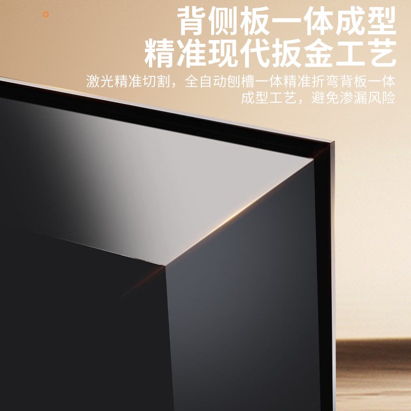 不锈钢定制悬浮电视壁龛嵌入式背景墙背景柜 金属电视柜75/85/100