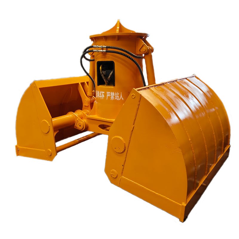 行车贝壳斗电动液压双开两瓣抓斗销售吊车起重机无线遥控器控制抓