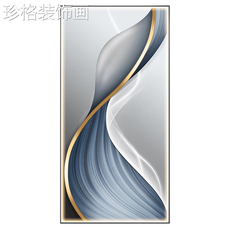现代轻奢玄关装饰画竖FXHM-001版高级感廊简约大气象走道挂过画l