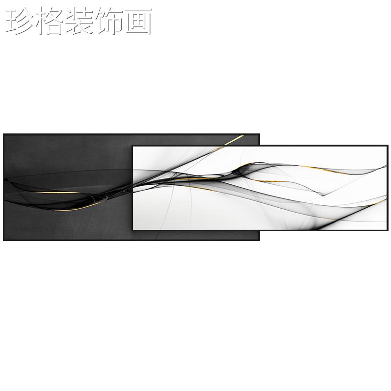 现代简约客画厅装饰画 画轻奢YYX-1647抽象壁沙发景背墙挂画 画卧