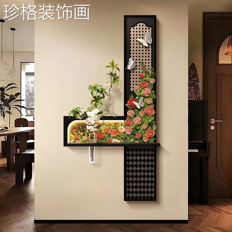 现简古约LIYT-000水培绿植关装饰画入户中风正对门挂画走廊玄尽头