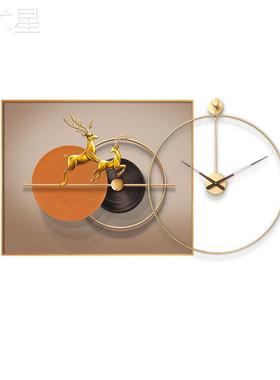 现代推拉式电表箱盒挂画LP-21065客厅遮挡电闸画盒开关简约组餐厅