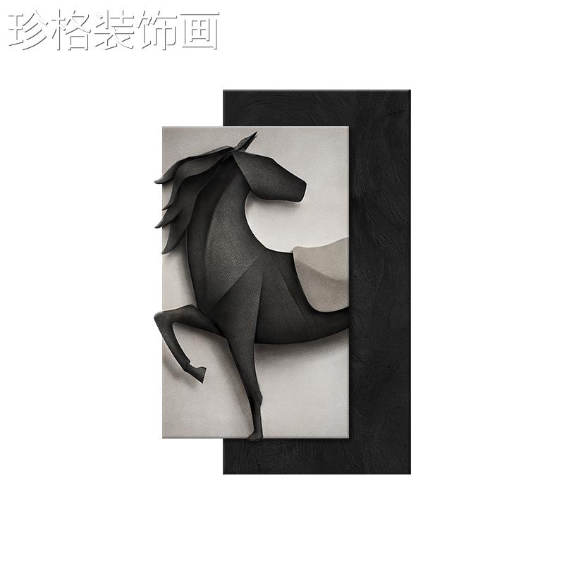 105马玄到成功入户关装饰画轻奢现代体立感大道气创意走廊过叠加图片