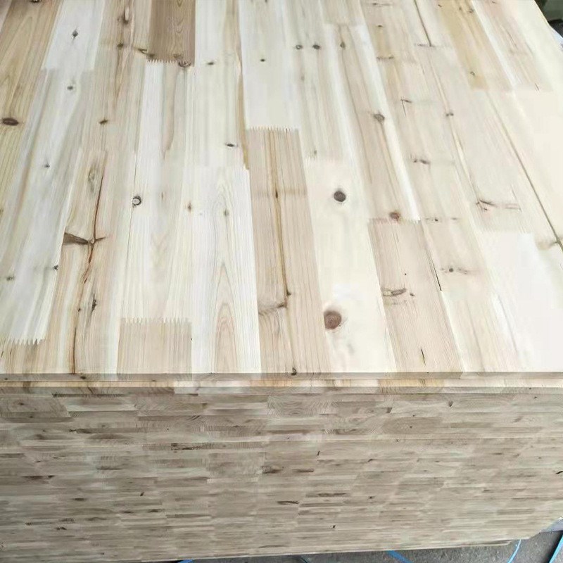 装修木板杉木板材接板木饰面板齿实木拼接板家居衣柜橱柜齿接板