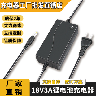 18V3A磷酸铁锂电池组充电器5串3.2V32650充满自停快充18.25V21V2A