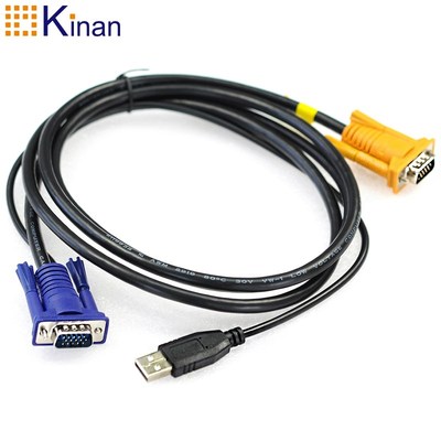 秦安(Kinan)kvm切换器专用连接线 USB连接线 CH-1802U 1.8米