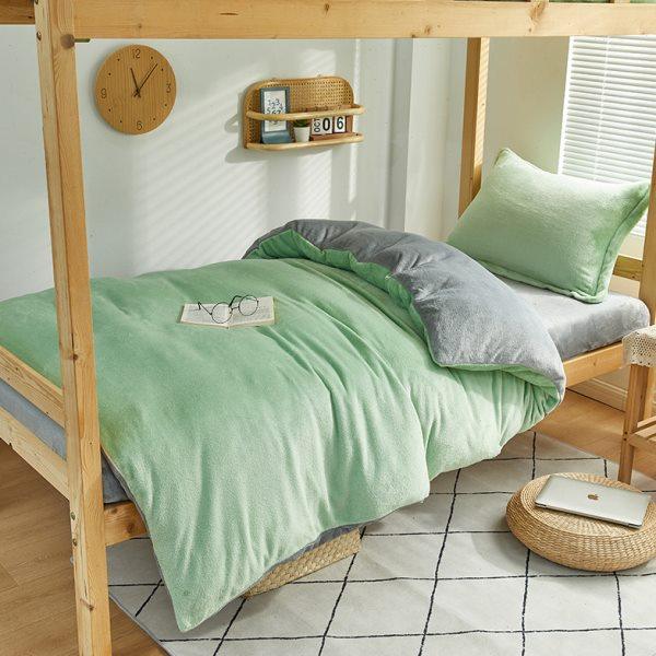 大学生珊瑚绒宿舍床上三件套单人床被套床单牛奶绒四六被子一整套,床上用品,学生床品套件,淘宝优惠券,粉丝福利购,淘宝优惠卷