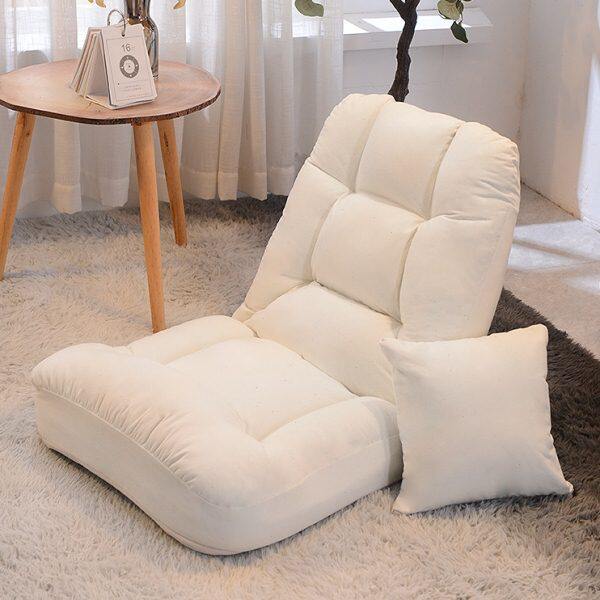 床上靠背榻榻米单人小户型地板学生宿舍阳台飘窗懒人沙发折叠椅