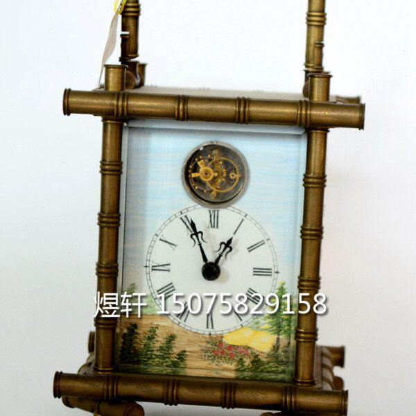 机械||古董仿古闹钟陀飞轮座钟台钟皮套|苏钟钟表|落地钟挂钟钟表