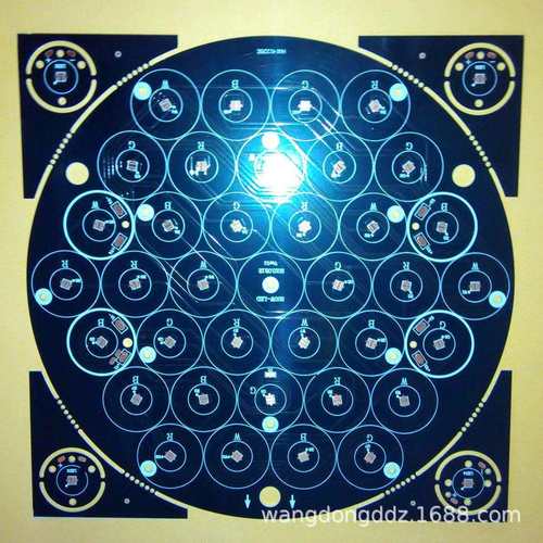 厂家供应射铝基板吸顶灯电路板日光灯铝板PCB抄板打样批量加工