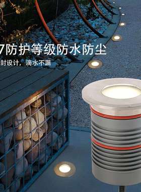 新款LED地埋灯防水防尘工程景观地面墙面1224vIP67室外超亮