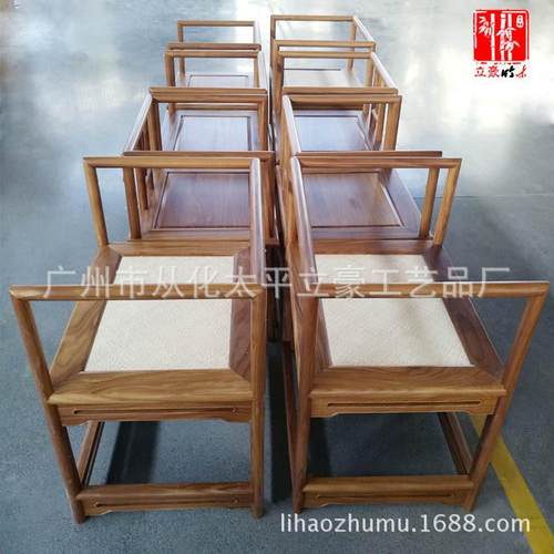 广州竹木家具厂加工竹茶椅竹制桌椅竹凳竹木茶椅新中式竹椅餐椅