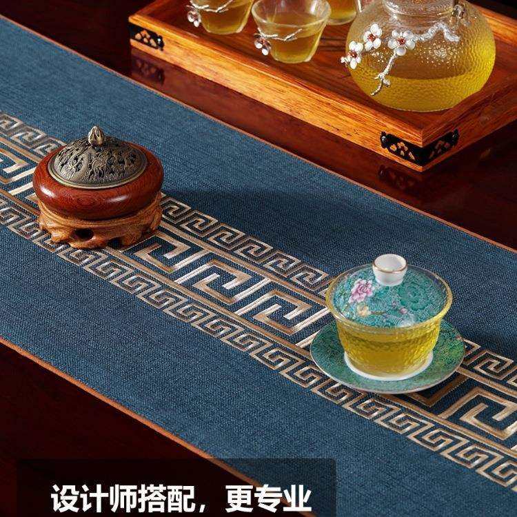 桌旗中式新中式茶台布艺长条简约现代茶席防水防滑茶桌布茶旗垫布,农机/农具/农膜,植保机械,淘宝优惠券,粉丝福利购,淘宝优惠卷