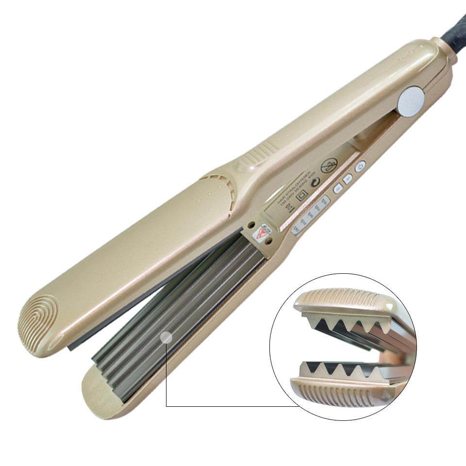 跨境玉米烫直发器玉米须电夹板垫发根玉米夹烫发棒化妆师专用护发