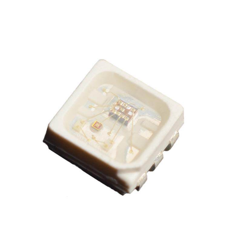 2121RGB内置ic可编程5v断点续传六脚led贴片光源2121幻彩灯珠