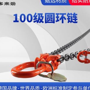 德国多来劲100级强度 腿四腿链条索具 强力环羊角吊钩 调节器