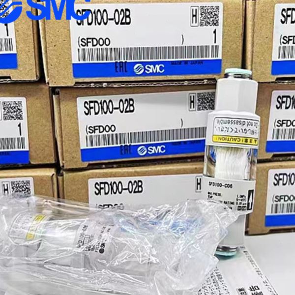 SMC洁净气体真空过滤器SFD100 SFD200-C04/C06/C08/C10/C12/02 B