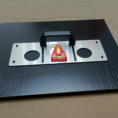 水电工画线水电底盒划线辅助器水平尺电工86底盒画盒模板工具