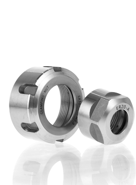 高精度白色ER螺帽BT刀柄数控加工中心铣床多孔轴延长杆精雕弹簧夹