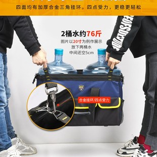 法斯特加厚大多功能帆布工具包专用维修包单肩帆布防水家用工具袋