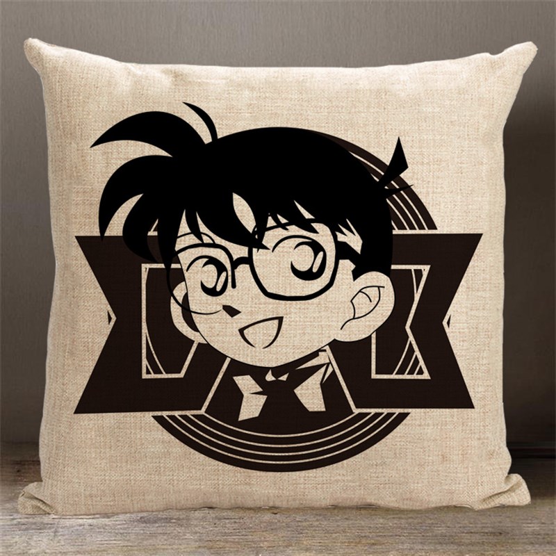 动漫抱枕名侦探柯南汽车床头沙发靠枕坐垫靠垫周边定做定制芯套