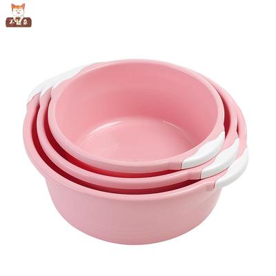 婴儿浴盆宝宝洗澡盆不折叠盆刚出生小孩新生儿家用儿童浴桶圆