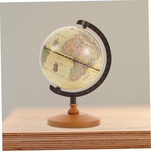 地球仪摆件办公室中号小号英文复古欧式 家居桌上摆件14CM 风格