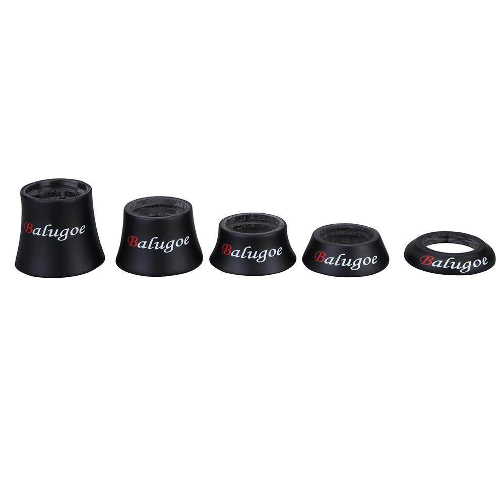 BALUGOE 全碳纤维自行车腕组腕组盖喇叭盖圈 锥形垫圈 腕组盖