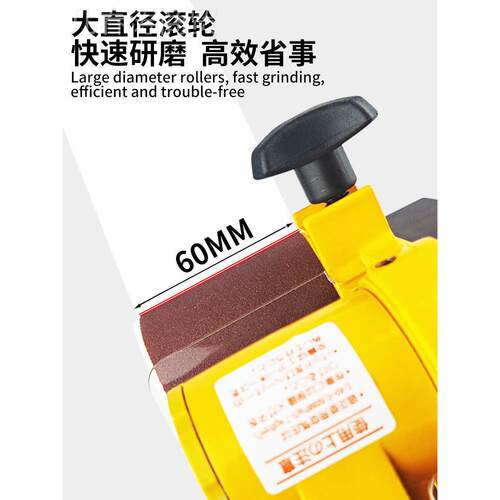 湾气动砂带机拉丝光机型手小提AVW不锈钢拉丝抛打磨机工台业级抛