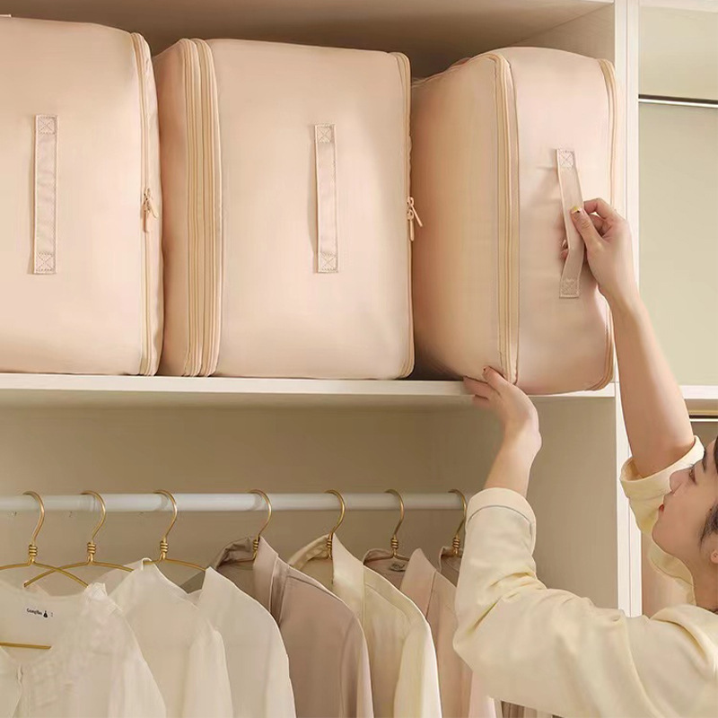 大号旅行收纳包j压缩包羽绒被子蚕丝被整理袋被褥衣服羽绒服收纳