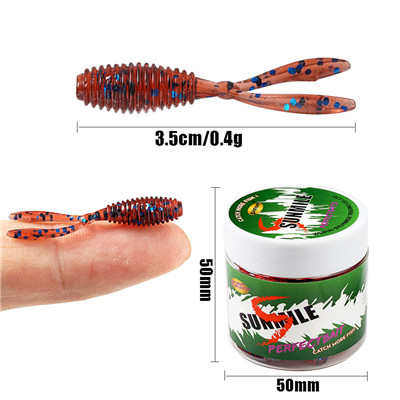 富瑞施迷你黑坑虾型根钓软饵叉尾路亚软饵30条瓶软虫加腥虾味微物,户外/登山/野营/旅行用品,路亚饵,淘宝优惠券,粉丝福利购,淘宝优惠卷