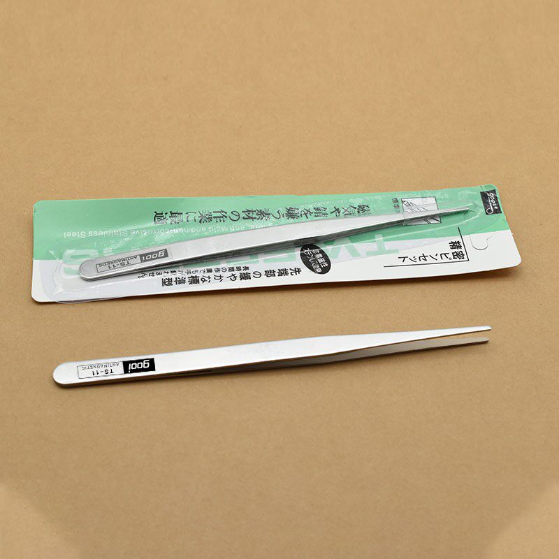 镊子gooi系列手工安全小夹子聂子圆头工具工业镊子维修手机摄子夹