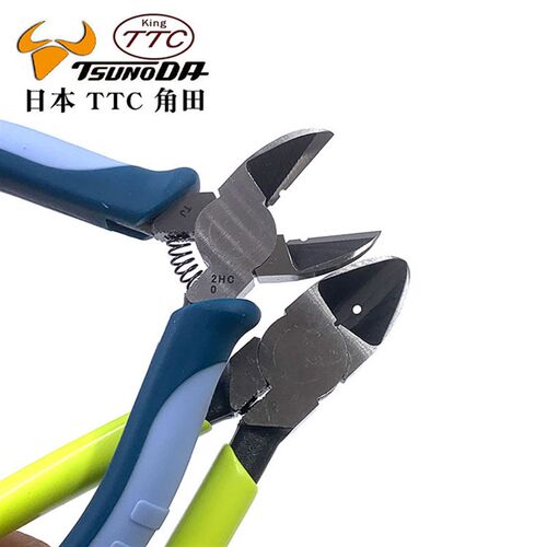 日本进口TTC角田斜嘴钳电工剥线斜口钳6寸剪线钳CN-160HGS 130HGS