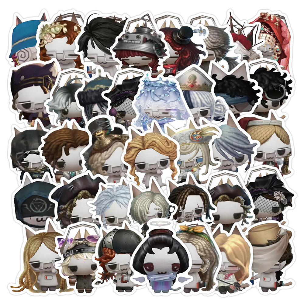 180张新款第五人格多罗猫贴纸可爱约瑟夫红夫人园丁等装饰diy贴画