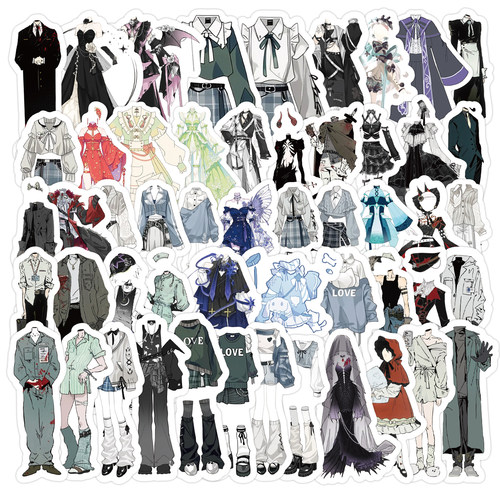 oc免服设计服装设计人物素材