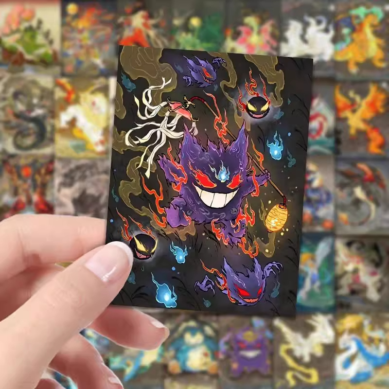 189张浮世绘宝可梦山海经创意裂空座超帅贴纸装饰桌面手机贴画diy