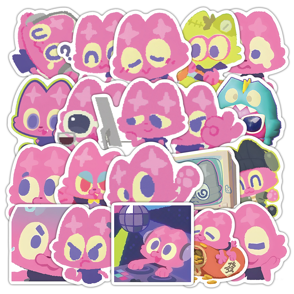 福星小狐贴纸装饰好运小图案