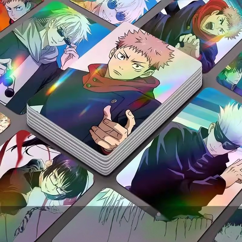 咒术回战镭射小卡周边盒装三寸虎杖宿傩伏黑五条悟七海照片LOMO卡,文具电教/文化用品/商务用品,贺卡/明信片,淘宝优惠券,粉丝福利购,淘宝优惠卷