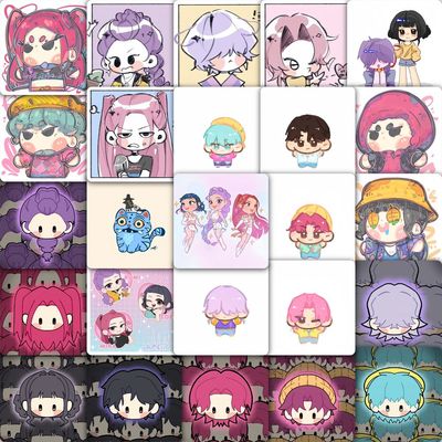 Q版K-POP猎魔女团贴纸可爱鲁米等